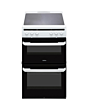 Amica AFC5100WH/2 50cm Twin Cavity Electric Cooker White