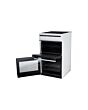 Amica AFC5100WH 50Cm Twin Cavity Electric Cooker With Ceramic Hob In White