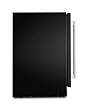 Amica AWC300BL 30 cm fs wine cooler, 19 x BS, black glass door, blue LED, RD