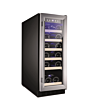 Amica AWC300SS 30 cm fs wine cooler, 19 x BS, SS door frame, blue LED, RD