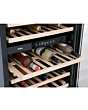 Amica AWC600SS 60cm fs wine cooler, 46x BS, SS door frame, blue LED, dual temp, RD