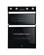 Belling BI902FPBLK  Built In Electric Double Oven - Black
