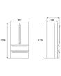 Bertazzoni REF904FFNXTC French Door Freestanding Fridge Freezer with 2 freezer Drawers