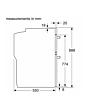 Bosch MBA533BB3B Built-In Double Electric Oven Black