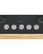 Bosch PPQ7A6I40 75cm Black Gas Hob with 5 Burners
