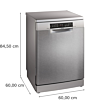 Bosch SMS6TCI02G WiFi Dishwasher Brushed Steel 14 Sets