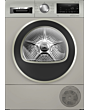 Bosch WQG245S9GB 9kg Heat Pump Tumble Dryer - Silver Inox