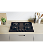 Candy CVW6BB 59.5cm Black Built-In 4 Zone Gas Hob
