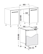 Cata FZBU60E 60cm Integrated Under Counter Freezer