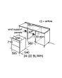 CDA DC741SS Built-under double oven, 3/4 functions , TC timer, SS trim