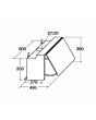 CDA EIN60FSI Silver Ducted/Re-Circulating Integrated Extractor With 3 Speeds