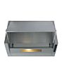CDA EIN60FSI Silver Ducted/Re-Circulating Integrated Extractor With 3 Speeds
