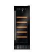 CDA FWC304BL FS/under counter 30cm wine cooler, 20 x BS, single temp zone, RD,black