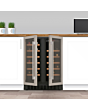 CDA FWC624SS Undercounter Double Door Wine Cooler - Stainless Steel