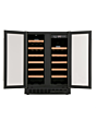 CDA FWC624SS Undercounter Double Door Wine Cooler - Stainless Steel