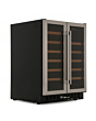 CDA FWC624SS Undercounter Double Door Wine Cooler - Stainless Steel