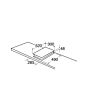 CDA HN3621FR 2 zone induction domino hob, front touch control, 9 PL