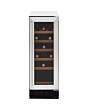 CDA WCCFO302SS FS/under counter 30cm wine cooler, 19 x BS, single temp zone, RD,SS 