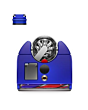 Dyson 360VISNAV  360 Robot  - 65 Minutes Run Time - Moulded Blue/Nickel