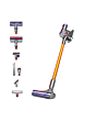 Dyson V8ABS-2023 Cordless Stick Vacuum Cleaner - 40 Minutes Run Time - Silver/Yellow