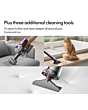 Dyson V8ABS-2023 Cordless Stick Vacuum Cleaner - 40 Minutes Run Time - Silver/Yellow
