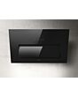 Elica BLOOM-STD-BLK 85Cm Black Glass Bloom Chimney Cooker Hood For Ducted/Recirculating Ventilation