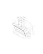 Elica BLOOM-STD-BLK 85Cm Black Glass Bloom Chimney Cooker Hood For Ducted/Recirculating Ventilation