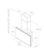 Elica PLAT-WH-55 55Cm White Wall Mounted Hood With 3 Speeds And 1 Boost Power Level 