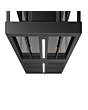 Faber 325.0606.131 T Shelf EV8 BK MATT (Black Matt, 180cm)