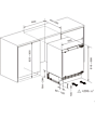 Hisense FUV124D4AWE 101L Under Counter Freezer