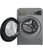 Hotpoint H8W046SBUK 10kg 1400 Spin Washing Machine - Silver
