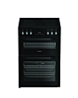 Hotpoint HDE6VDC2B1 60cm Double Oven Electric Cooker - Black