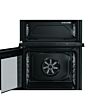 Hotpoint HDE6VDC2B1 60cm Double Oven Electric Cooker - Black