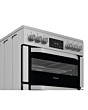 Hotpoint HDE6VDCAX 60cm Double Oven Electric Cooker