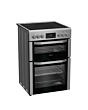 Hotpoint HDE6VDCAX 60cm Double Oven Electric Cooker