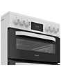 Hotpoint HDE6VDW 60cm Double Electric Ceramic Cooker