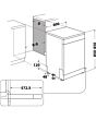 Hotpoint HFC3C26WCXUKN Dishwasher - Inox - 14 Place Setting