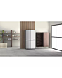Hotpoint HQ9M2L 90.5cm Side By Side Fridge Freezer - Stainless Steel