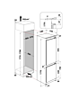 Hotpoint HTC18T112UK 54cm 70/30 Auto Defrost Fridge Freezer