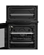 Hotpoint HTE5VCB Double Oven Electric Cooker 50cm Black