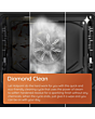 Hotpoint HTE5VCB Double Oven Electric Cooker 50cm Black