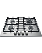 Hotpoint PPH60GDFIXUK 59cm Gas Hob - Silver