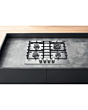 Hotpoint PPH60GDFIXUK 59cm Gas Hob - Silver