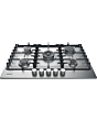 Hotpoint PPH75GDFIXUK 75cm Gas Hob - Silver