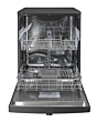 Indesit D2F HK26 B UK D2FHK26BUK 60cm Dishwasher - Black - 14 Place Setting