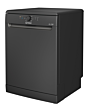 Indesit D2F HK26 B UK D2FHK26BUK 60cm Dishwasher - Black - 14 Place Setting