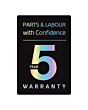 LG F2X50S9TBB 9kg 1200 Spin Washing Machine Black