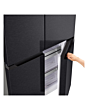 LG GMM42ABBEH Matte Black American Fridge Freezer