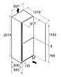 Liebherr CND5703 EasyFresh, NoFrost, 3 Freezer Drawers