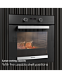 Miele H 2465 BP 59.5cm Built-In Electric Oven Black